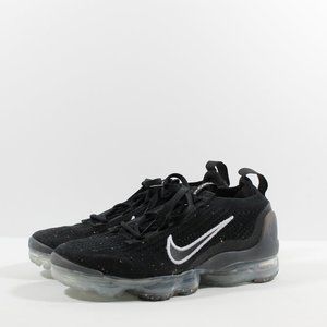 Nike Women's Air VaporMax 2021 Flyknit Running Shoes - Black 7.5M